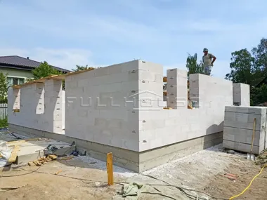 Строительство одноэтажного дома по проекту FH-90WP_16