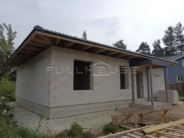 Строительство одноэтажного дома по проекту FH-90WP_3