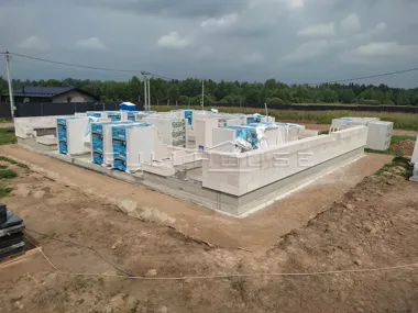 Строительство коттеджа по проекту FH-124 SiMetrica Air_14