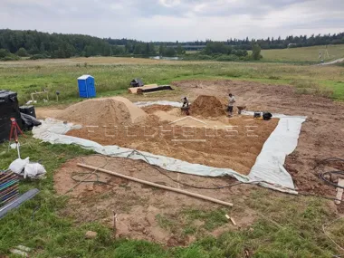 Строительство дома из газобетона по типовому проекту FH-115 Status-2_14