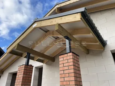 Строительство дома из газобетона по проекту FH-140SMS Simetrica Slim_3