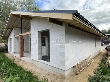 Строительство дома из газобетона по проекту FH-140SMS Simetrica Slim_1