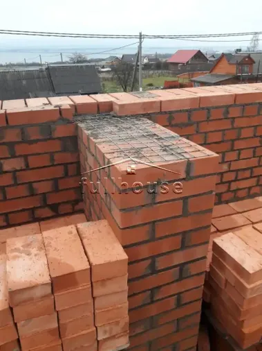 Строительство дома из полнотелого кирпича по проекту FH-377-17_36