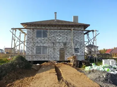 Строительство коттеджа по проекту 55-60_2