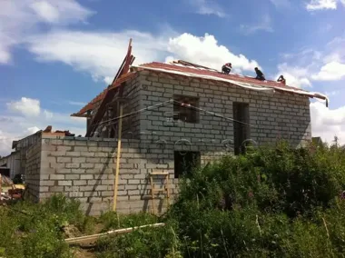 Строительство коттеджа по проекту 55-26_3