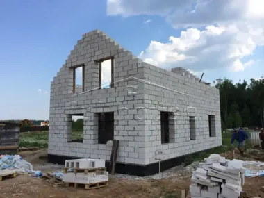 Строительство коттеджа по проекту 55-40_6