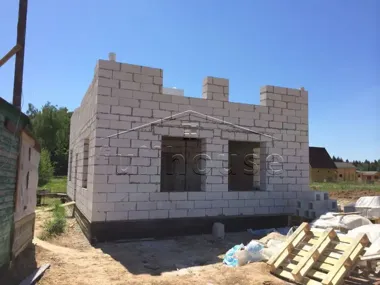 Строительство коттеджа по проекту 55-40_7