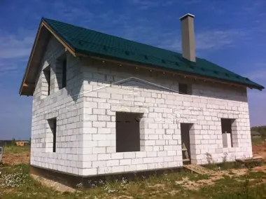 Строительство коттеджа по проекту 55-40_3