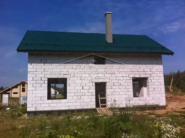 Строительство коттеджа по проекту 55-40_4