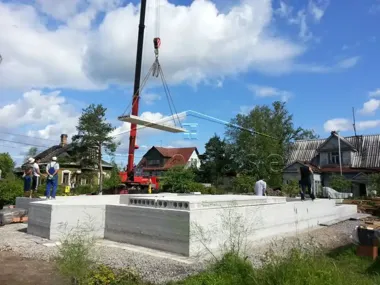 Строительство коттеджа по проекту «Классика» с гаражом_7