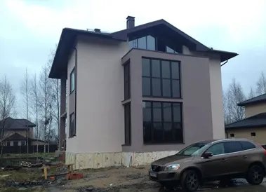 Строительство коттеджа по проекту 74-38_1