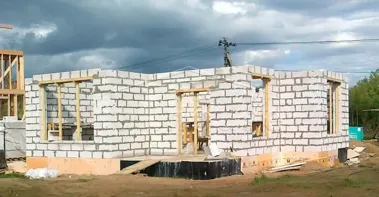 Строительство коттеджа по проекту 128А_9