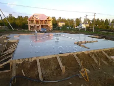 Строительство коттеджа по проекту 128А_10