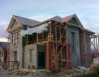 Строительство коттеджа по проекту 128А_4