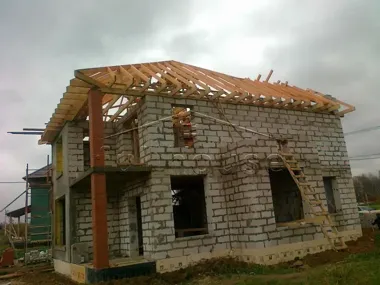 Строительство коттеджа по проекту 128А_5