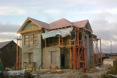 Строительство коттеджа по проекту 128А_3