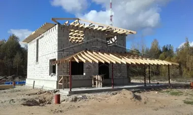 Строительство коттеджа по проекту А-233_5