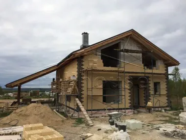 Строительство коттеджа по индивидуальному проекту 185 кв. м._7