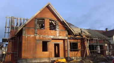 Строительство коттеджа из керамического камня RAUF_12