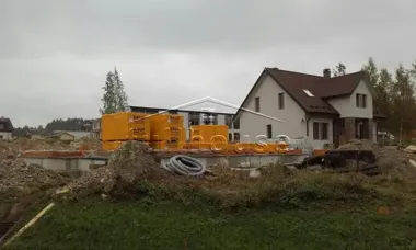 Строительство коттеджа из керамического камня RAUF_18