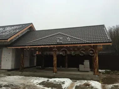 Строительство гостевого дома из газобетона_2