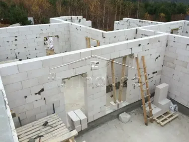 Строительство дома из газобетона по проекту 38-41_17