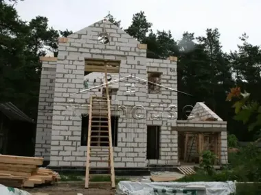 Строительство коттеджа по проекту 55-94_6