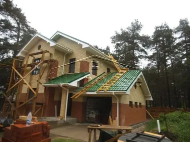 Строительство коттеджа по проекту 55-94_1