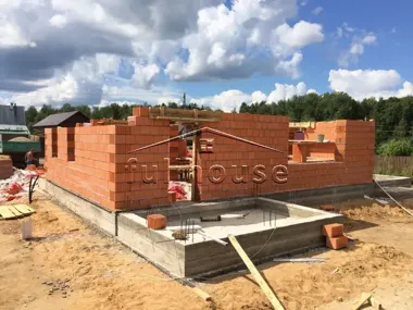 Строительство коттеджа по проекту 171А_14