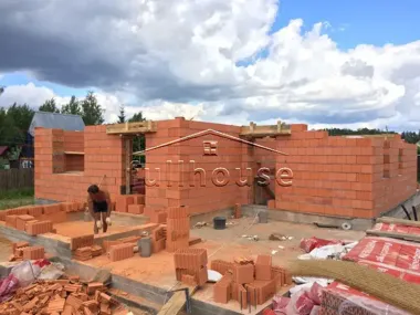 Строительство коттеджа по проекту 171А_15