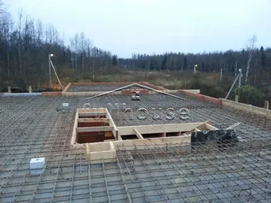 Строительство коттеджа по проекту 40-86L_19