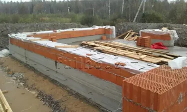 Строительство коттеджа по проекту 40-86L_24