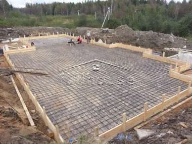 Строительство коттеджа по проекту 40-86L_26