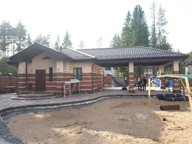 Строительство коттеджа по проекту 42-04_5