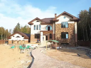 Строительство коттеджа по проекту 42-04_2