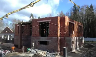 Строительство коттеджа по проекту 42-04_15