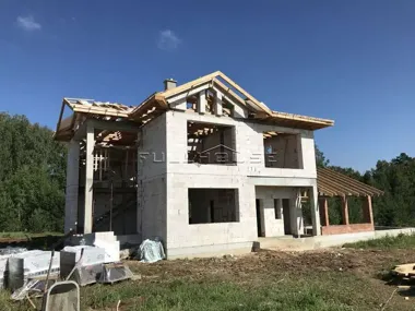 Строительство коттеджа по проекту 62-28_25