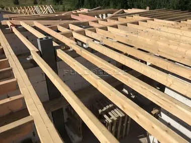 Строительство коттеджа по проекту 62-28_30