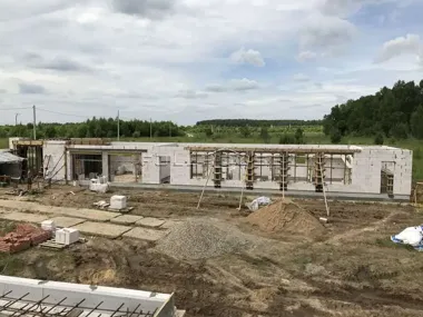 Строительство коттеджа по проекту 62-28_34