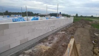 Строительство коттеджа по проекту 62-28_36