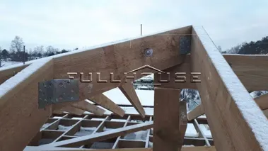 Строительство дома из газобетона по типовому проекту 66-77_9 Строительство дома из газобетона по типовому проекту 66-77_9