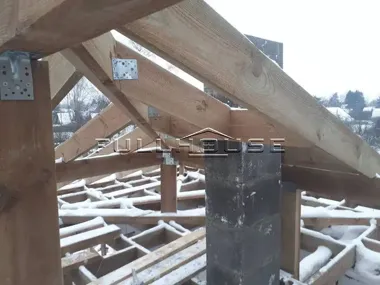 Строительство дома из газобетона по типовому проекту 66-77_12 Строительство дома из газобетона по типовому проекту 66-77_12