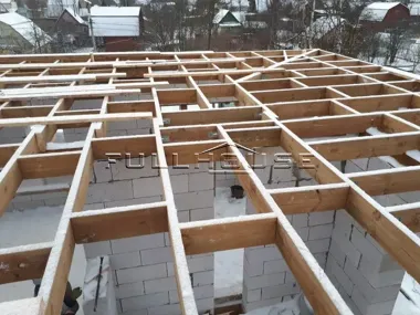 Строительство дома из газобетона по типовому проекту 66-77_19 Строительство дома из газобетона по типовому проекту 66-77_19