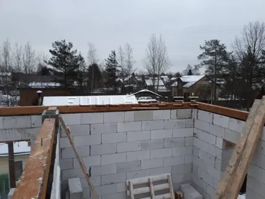 Строительство дома из газобетона по типовому проекту 66-77_20 Строительство дома из газобетона по типовому проекту 66-77_20