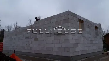 Строительство дома из газобетона по типовому проекту 66-77_22 Строительство дома из газобетона по типовому проекту 66-77_22