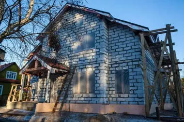 Строительство коттеджа по проекту 54-87_3