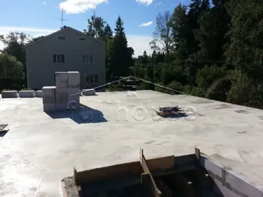 Строительство коттеджа по проекту 54-87_4