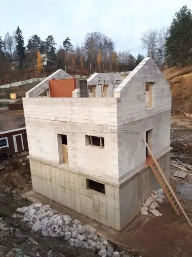 Строительство дома из газобетона по проекту FH-148-18_6