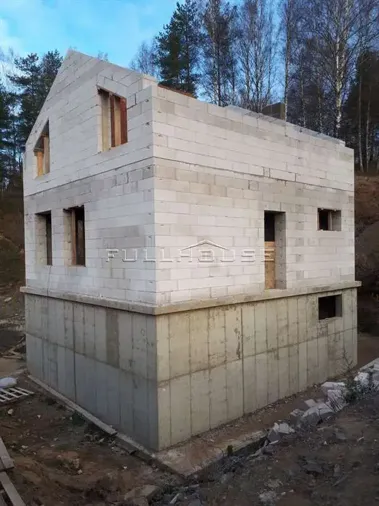 Строительство дома из газобетона по проекту FH-148-18_7