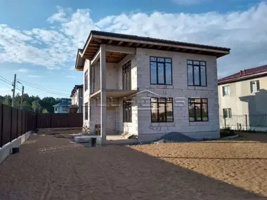 Строительство дома из газобетона по проекту 157А Знаменка_1